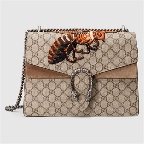 dionysus gg supreme shoulder bag replica|gucci dionysus snake bag.